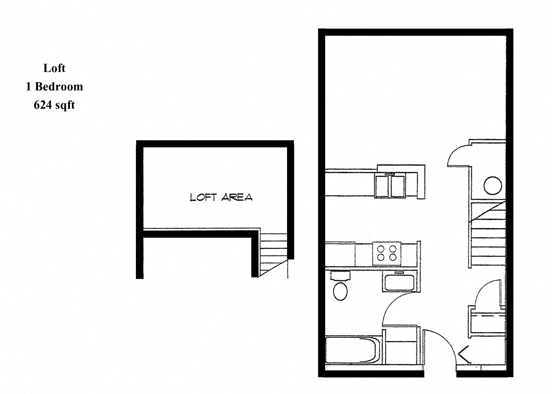 1 Bed Loft in Williamsport 1 Bedroom Loft in Williamsport, PA | The Weightman Aparrtments | Property Managment, Inc.